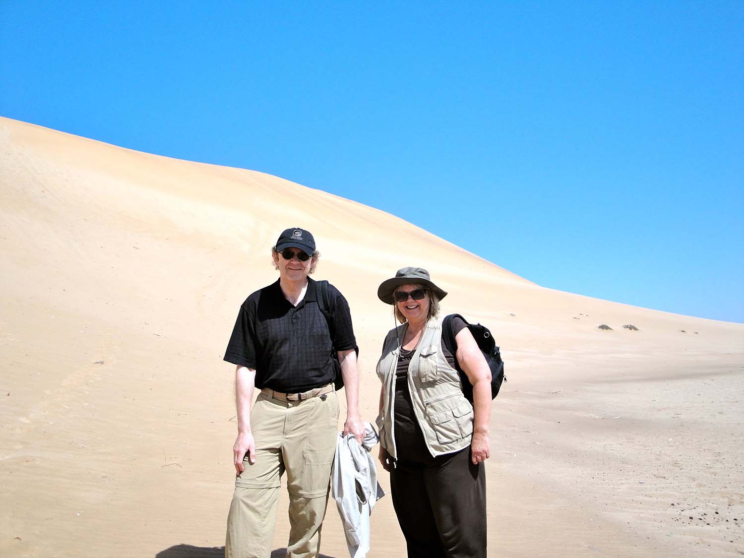 Brian & his wife in Nambia